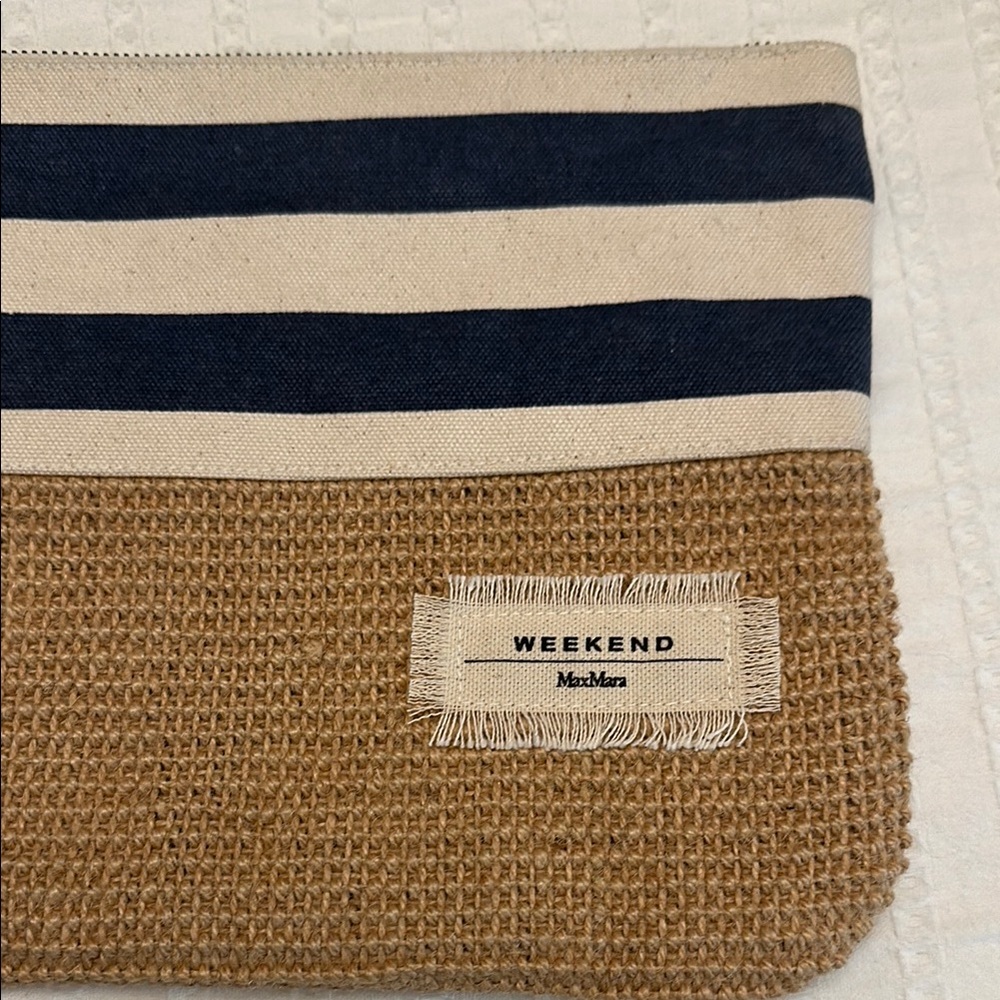 Weekend Max Mara Striped Clutch